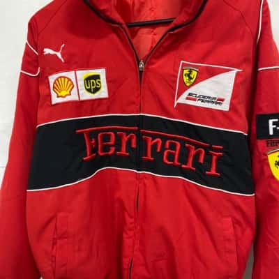 Ferrari Mens  Size L Red jacket 