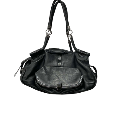 Mimco Leather Handbag Black  