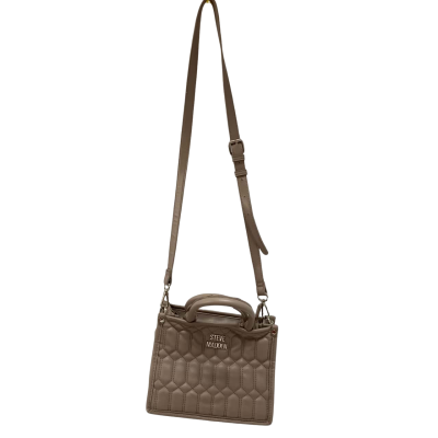 Steve Madden Womens Beige Tilly Quilted Handbag