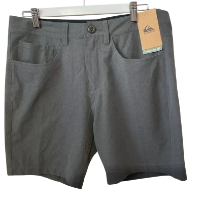 Quicksilver Mens  Size 30 Tailored Shorts Grey 