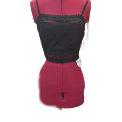 Thanne Womens  Size 8 Halter Neck Top Black  