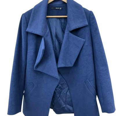 Seduce Women's Size 10 Winter Coat Blue 