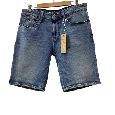 Tommy Jeans Scanton Denim Shorts in Medium Blue Size 34