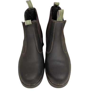 Mens Jackeroo Work Boots Size 13 Brown Steel Cap