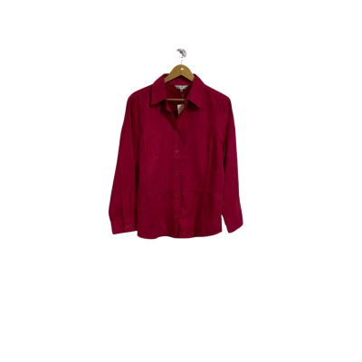 Noni B Womens  Size XL Long Sleeve Shirt Pink  