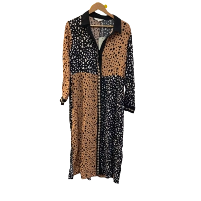 BNWT Adrift Womens  Size L Black  / Polka Dot Dress RRP $229.00 