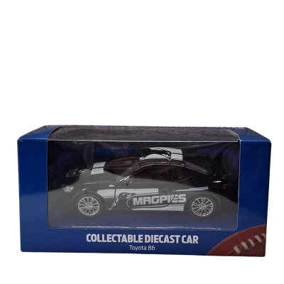 AFL Collectable Die-cast Toyota 86 Magpie's 