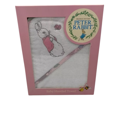 BNIB Peter Rabbit Baby Hooded Towel 80x80cm BABY