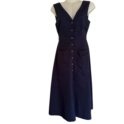 Seed Heritage. New Without Tags Navy Summer Dress  Size 10 