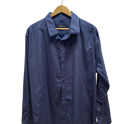 Tarocash Mens  Size XXXL Navy Pattern Shirt