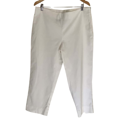 The Ark.   White Stretch Fitted Pant.   Size XXL 