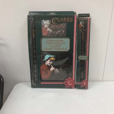 Vintage Clarke Irish Tin Whistle ‘Learn To Play’ Kit 