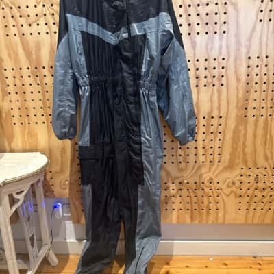 Orina Mens Black jumpsuit with grey contrast