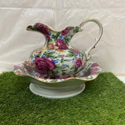 Seasonal collection vase and bowl 