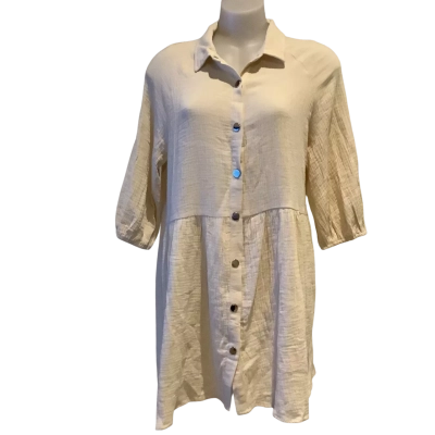 BNWT* St. Germain  Zadie Mini Dress.   Natural.   Size 14 