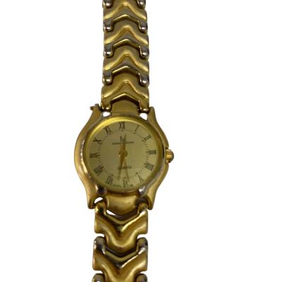  Womens Swiss Quartz watch 18K electro gold plated