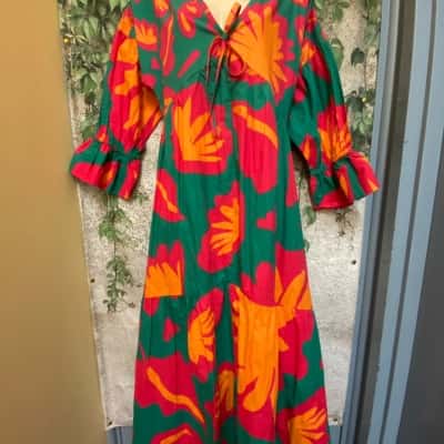 Adrift Women's  Adriana Size XS Dress Caledonia Junebug Fabric 
