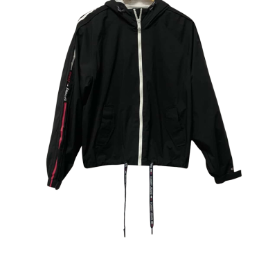 Tommy Hilfiger Womens  Size L Hooded Jacket Black  