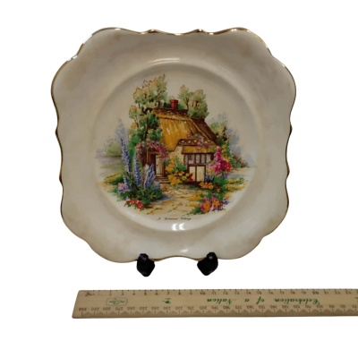Vintage Sandland Ware "A Summer  Cottage" Plate