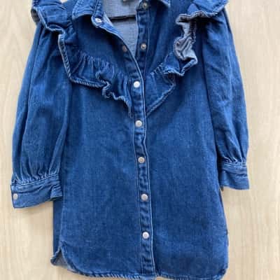Seed Kids  Size 3 Blue Dress  7