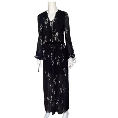Bec & Bridge Pin Pleated Maxi Overdress with Mini Lining