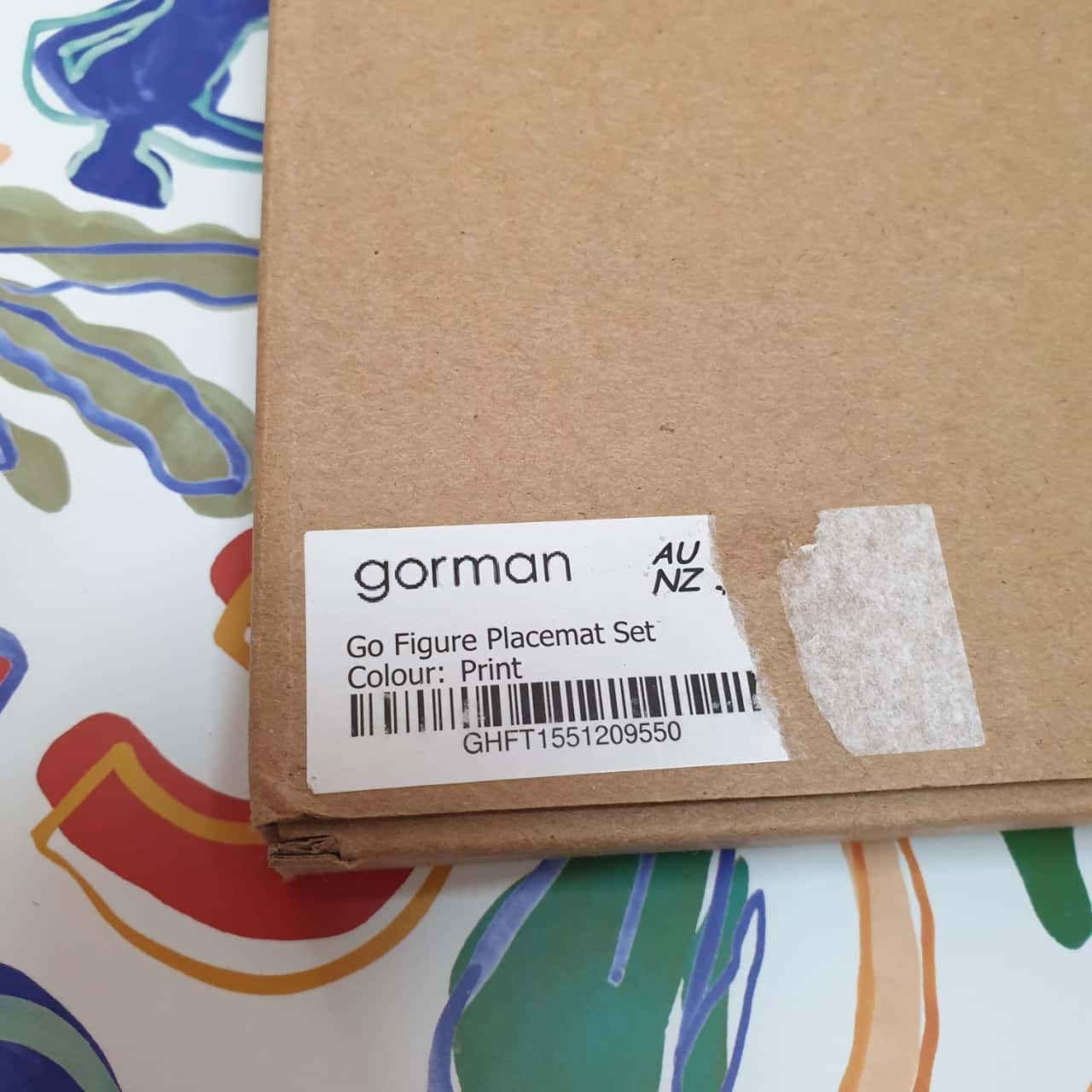 Gorman Go Figure Placemat Set in Print(s)