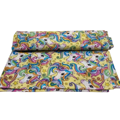 Super Cute Unicorn Sparkle Cotton Mix Fabric  108 x 102 cm    FAB3