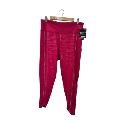 Puma Womens  Size XL Run High Shine Tight Persian Red