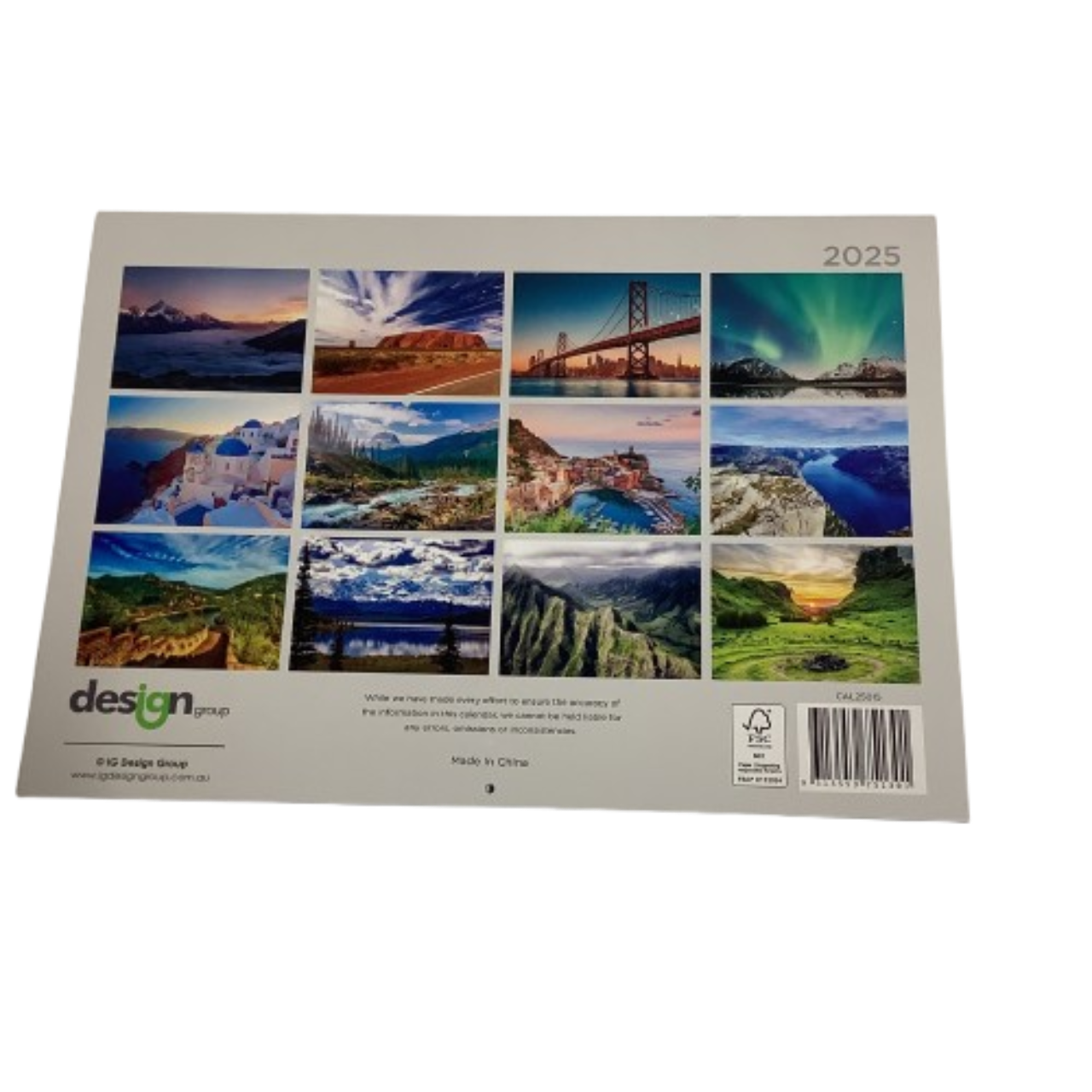 New Design Group 16 Month Calendar 2025 Scenic Views #2041-1-PP(s)