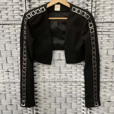 Sass & Bide Womens  Size 38 Bolero Black  