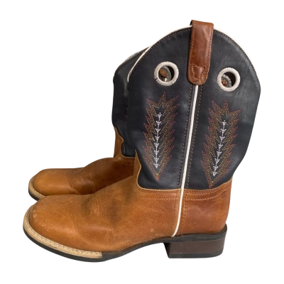 Roper leather Kids cowboy Boots size 36