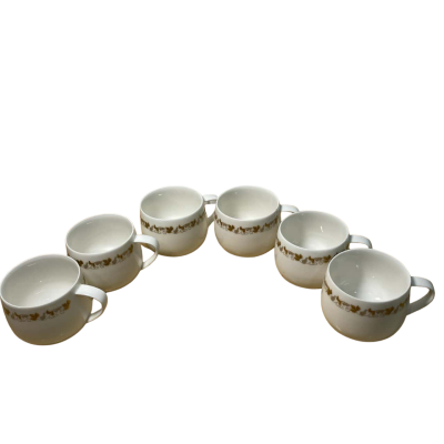 Fine Se yei China Shellbone tea cups x6