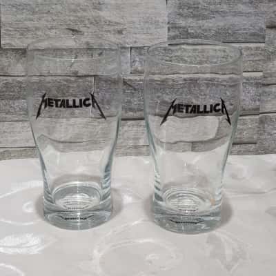 Set of 2 Metallica Pint Glasses 