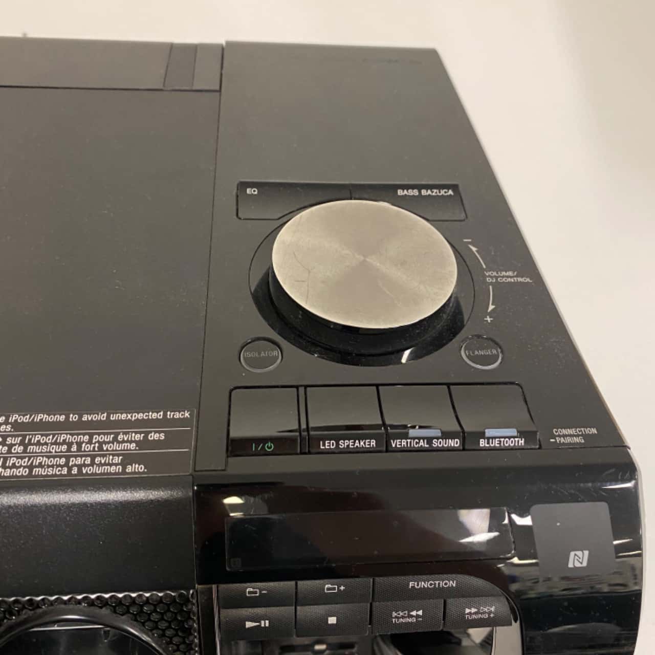Soney personal audio system model number RDH GTK37ip