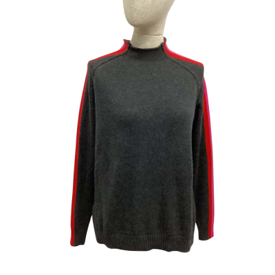  Zaket & Plover Cashmere  Size XS Jumper Black  / Grey 