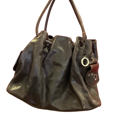 Vintage Oroton Womens Handbag dark Brown 