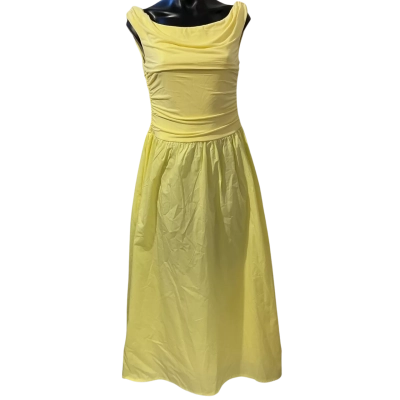 Here Comes The Sun Womens  Size 10 Casual Dress Yellow 