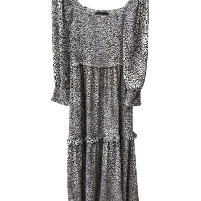 Decjuba Womens  Size 8 Free Size Dress Animal print / Black  / Grey / White 