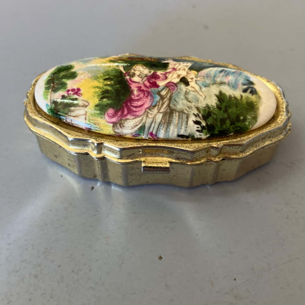 Vintage 1950s Japanese Pill Box