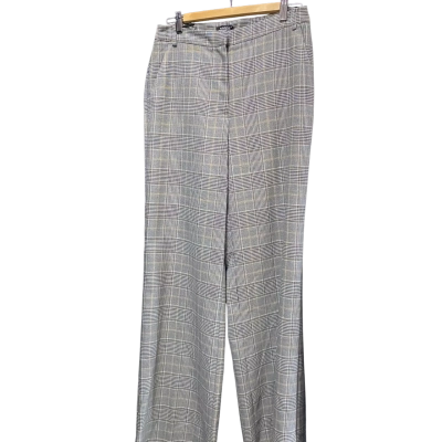 Marcs Grey Checked Wide Leg Pants Size 10