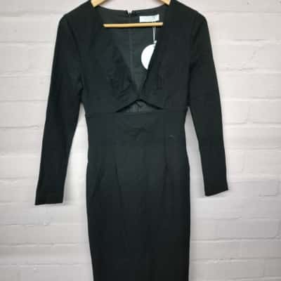 NWT Talulah Black Smokey Eye Long Sleeve Dress