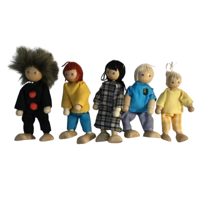 Wooden Dolls as pictured