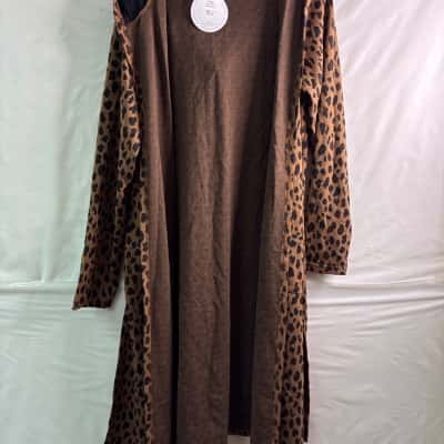 Style me over  Womens  Size 18 Cardigan Animal print 