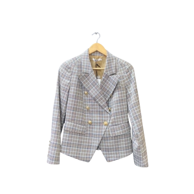 Sass Size 8 Blazer Black/Blue/Brown/Checked/Multicoloured/Pattern/White BNWT