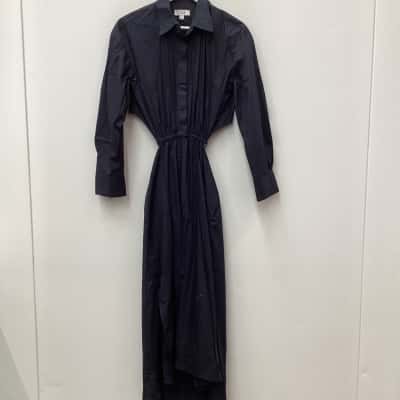 COS Long Sleeve Dress Navy Blue - Size 38