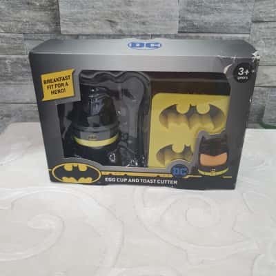 DC Batman Egg Cup And Toast Cutter