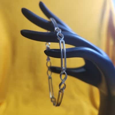 Silver 925 Stamped Bracelet - EUC