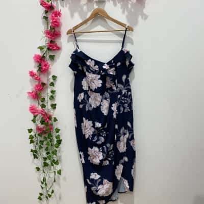 SAO by Dee Womens  Size 18 Floral Dress Multi