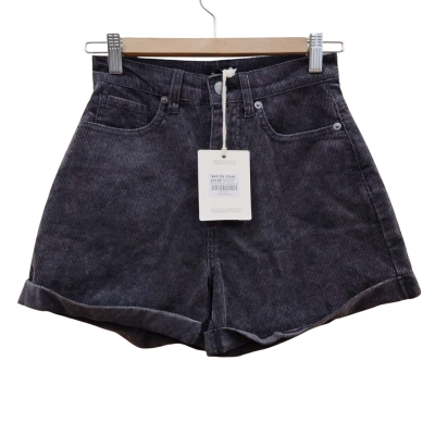 Ghanda Womens Size 6 Denim Shorts Black (5)