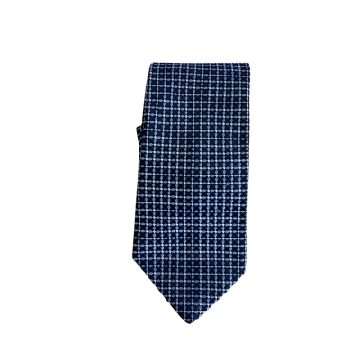 Tommy Hilfiger Men's Silk Tie Navy Blue  